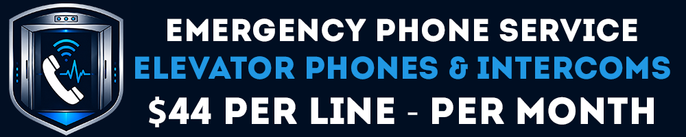 Emergency Elevator Phone Service $44 per month